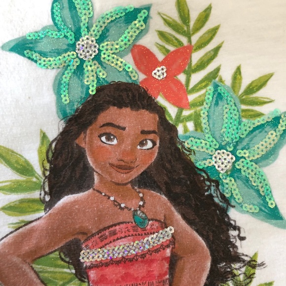 🌟 BUNDLE ONLY Disney Moana Tee Shirt 2T girls - Picture 5 of 7